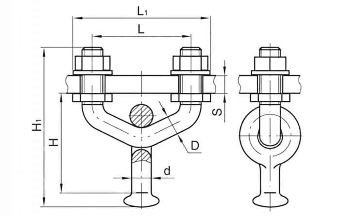 Узел крепления КГП-7-2Б