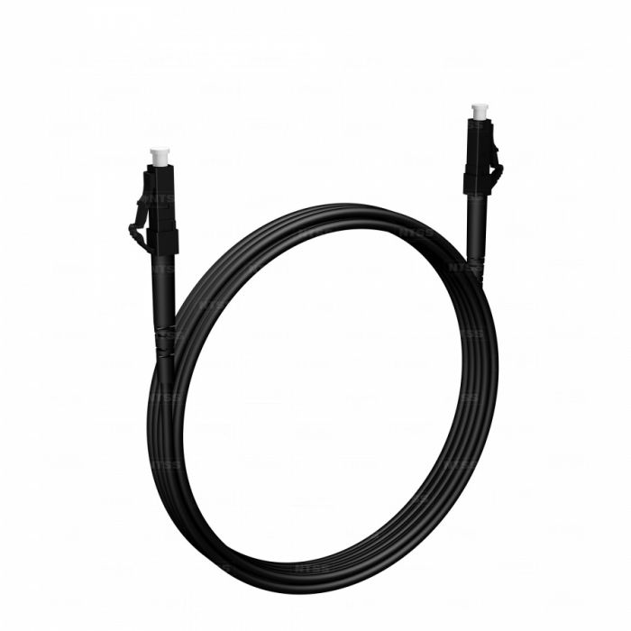 Шнур оптический NTSS PREMIUM spc LC/UPC-LC/UPC 9/125 3.0мм 3м черный LSZH (патч-корд)