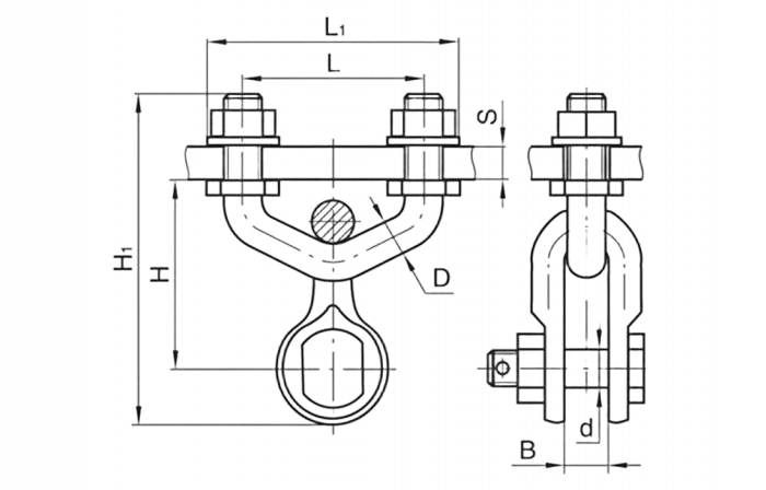 Узел крепления КГП-12-1
