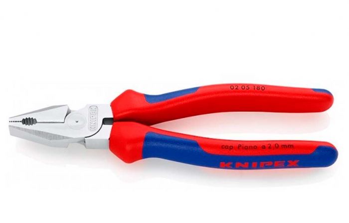 KN-0205180 Плоскогубцы Knipex 0205 180мм с высоким соотношением плеч рычага