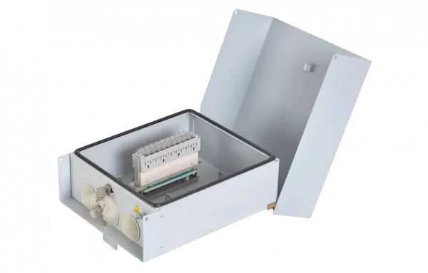 Ящик кабельный ЯКГ-20/10-Р, Плинт с винтовыми клеммами, с магазином защиты ССД