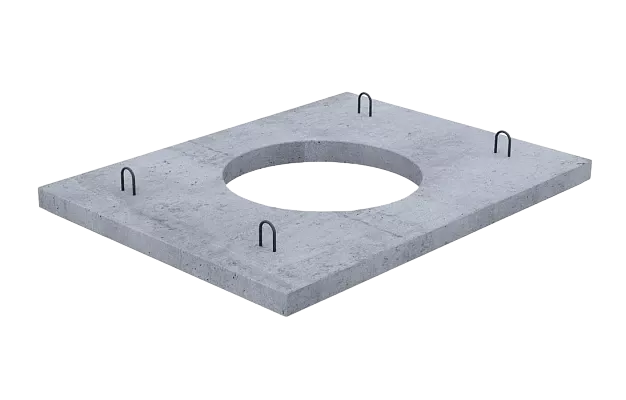 Плита перекрытия колодца ККСр-1-10(80) (В25)
