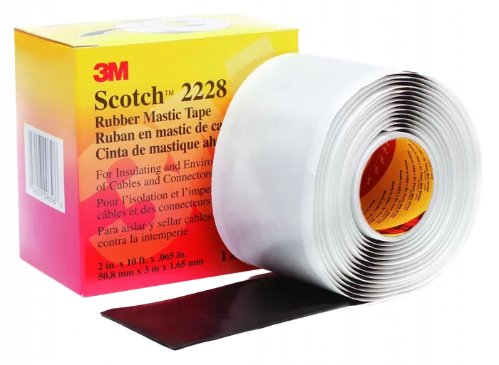 7000005986 Scotch 2228, резиново-мастичная электроизоляционная лента, 50мм х 3м