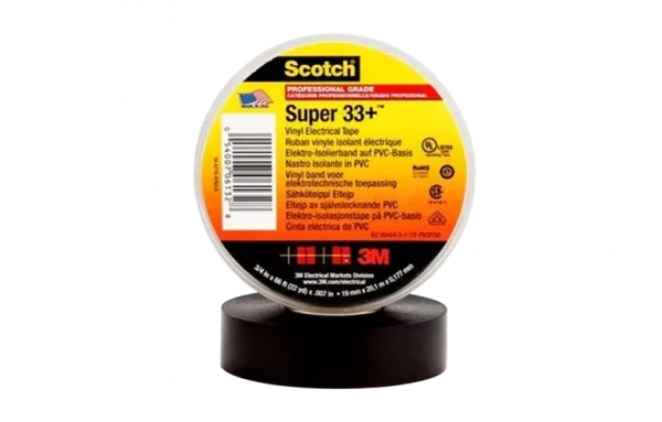 7000031512 Scotch Super 33+ изоляционная лента высшего класса, 38мм х 33м х 0,18мм