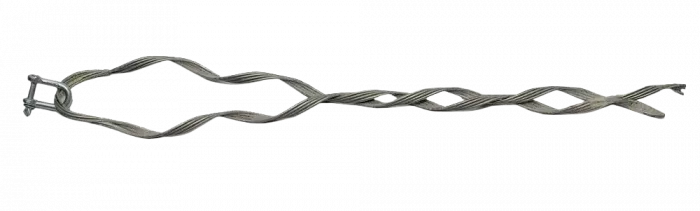 Зажим спиральный натяжной НСО-4-5,8/7,0К(коуш-скоба)