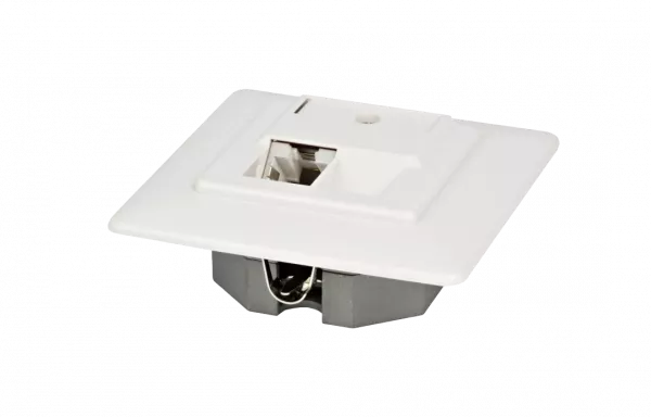 22883 Hyperline SB-GTF1-8P8C-C5E-WH Розетка RJ-45, одинарная, категория 5e, внутренняя