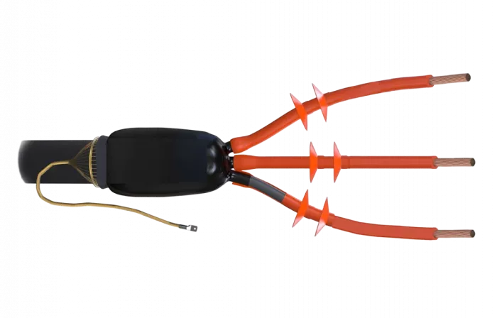 Муфта концевая 3 ПКНТп-10  (35-50)  ССД без наконечников