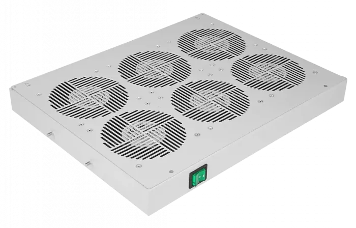 Вентиляторный модуль , 6 вентилятора с термодатчиком без шнура питания 35С ВМ-6-19" ССД