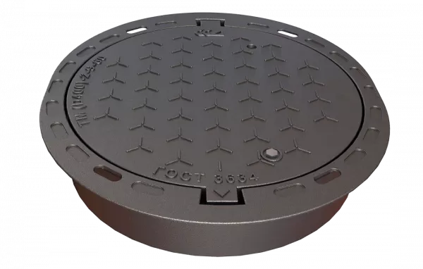 Люк плавающий с шарниром и замком  ТМ "Д-400" (В) 2.7.9-60 h-200 мм (ОУЭ-600-СМ/200)