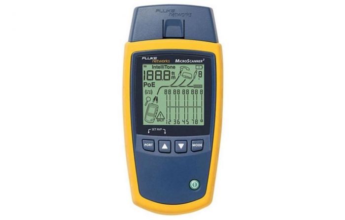 Fluke Networks MS2-KIT, расширенный комплект кабельного тестера MicroScanner 2