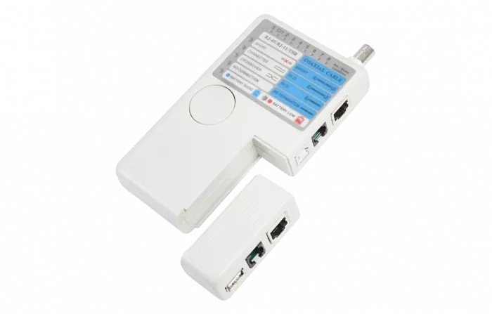 12-1003 Тестер кабеля универсальный 5 в 1  RJ-45+RJ-11+1394+USB+BNC  3468  REXANT