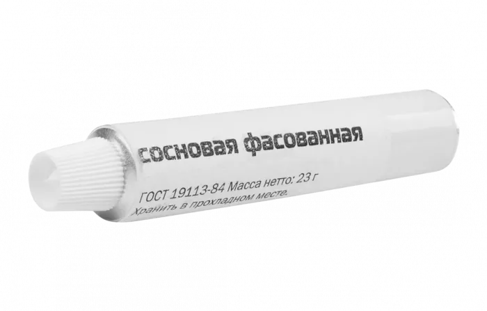 Канифоль сосновая фасованная  в тубах, 23 гр ССД