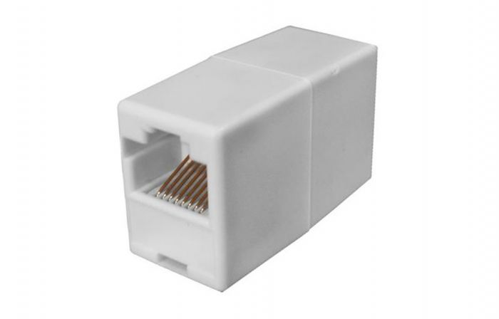 03-0101-4 Кoмпьютерный проходник RJ-45(8P-8C) cat 5e, (гнездо-гнездо)  PROconnect