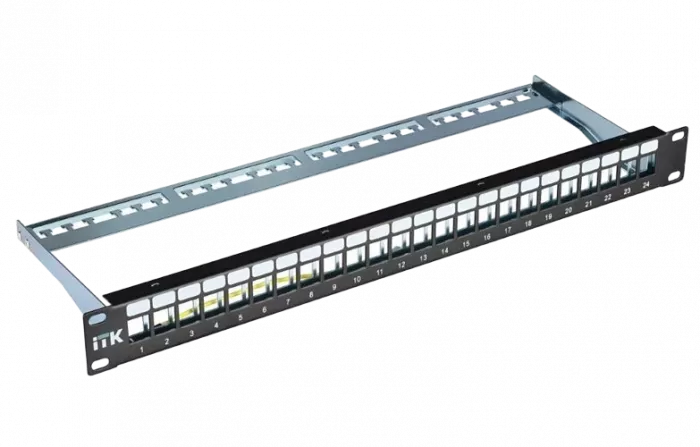 PP24-1UMF ITK 1U Модульная патч-панель FTP, 24 порта