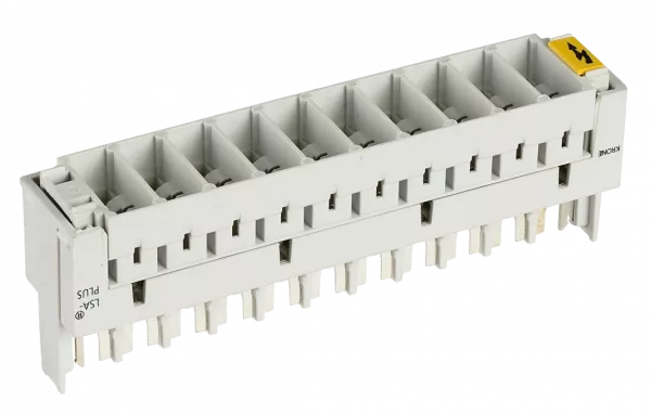 6089 2 023-01 Магазин защиты 2/10 на 10 пар для 3-х полюсных разрядников, неоснащенный