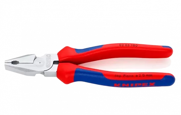 KN-0205180 Плоскогубцы Knipex 0205 180мм с высоким соотношением плеч рычага