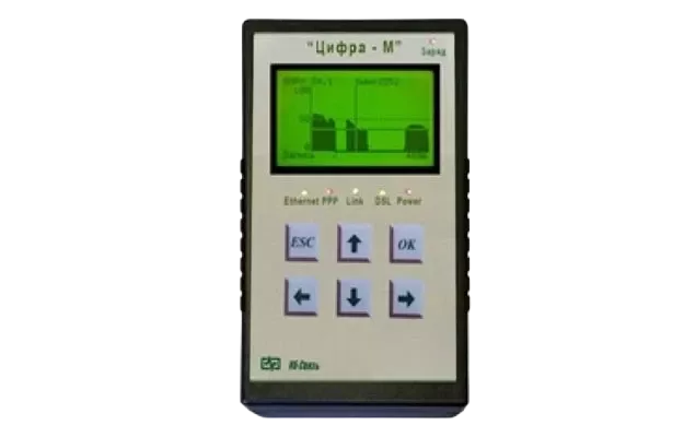 Цифра-М1 Универсальный тестер ХDSL (VDSL, VDSL2, ADSL, ADSL2, ADSL2+), измеритель первичных параметров U, R, C и LAN-Тестер в одном приборе