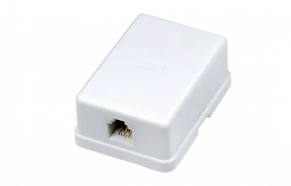 03-0001-4 Телефонная розетка 1 гн. RJ-11(6P-2C), внешняя (50 шт/уп)  PROconnect