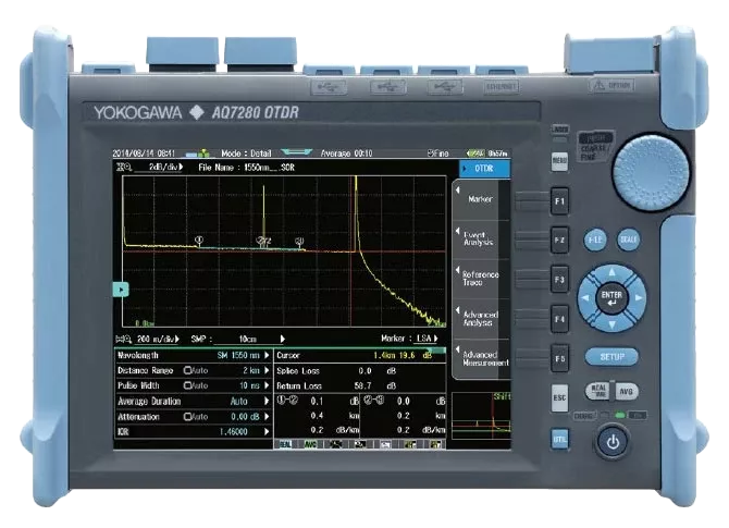 Рефлектометр оптический Yokogawa AQ7280+ AQ7283K(SM, 1310/1490/1550/1625 нм, 42/38/40/40, FC-адаптер) (с поверкой)