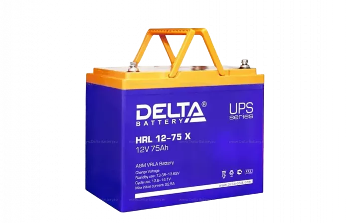 Аккумуляторная батарея Delta HRL 12-75 X (12V / 75Ah)