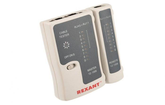 12-1006 Тестер кабеля RJ-45+RJ-11 468 REXANT