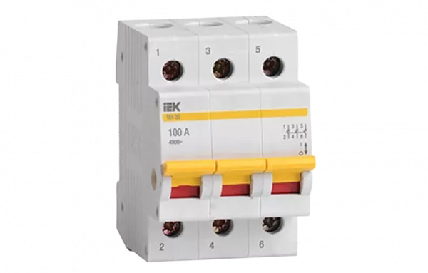 MNV10-3-040 Выключатель нагрузки (мини-рубильник) ВН-32 3Р  40А ИЭК