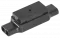 Соединитель однопарный, черный,  0,9-1,3мм (диаметр изоляции до 4,4мм)