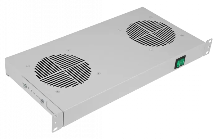 Вентиляторный модуль , 2 вентилятора с термодатчиком без шнура питания 35С ВМ-2-19" 48В ССД