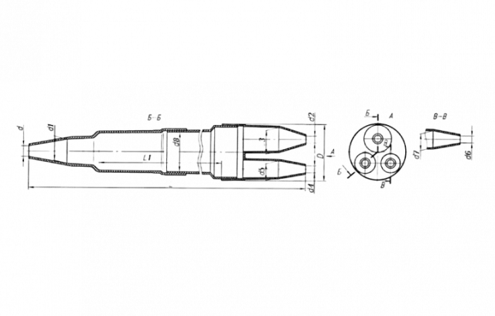 Муфта разв.п/эт 3МРП5/9 ССД