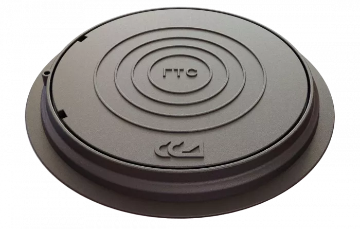 Люк л/т ГТС (Серый Чугун) без нижней стальной крышки ГОСТ 8591-76