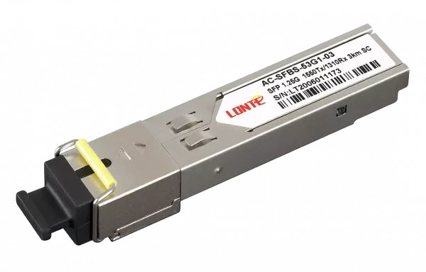 SFP WDM 1.25G Tx1550/Rx1310 3km SC DDM