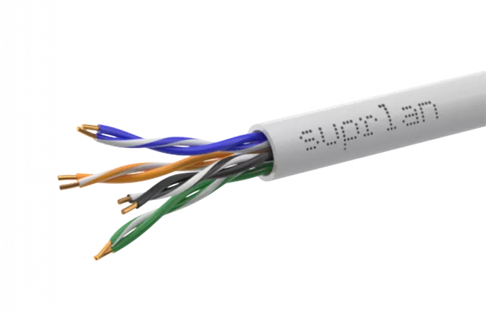 01-0320-1 SUPRLAN Standard UTP 5e 4x2xAWG24 Cu LSZH нг(А)-HF In. 305м (RUS)