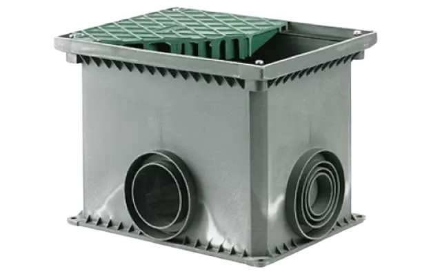 025003 Смотровое устройство 335х240х255 (без дна) для труб, переходные  d=50-63-110мм