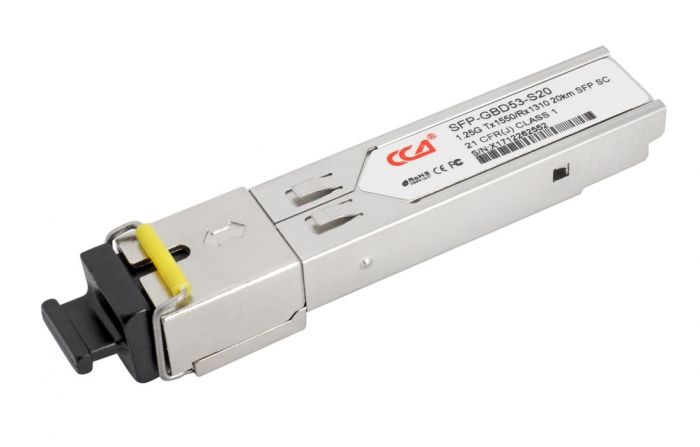 SFP WDM 1.25G Tx1550/Rx1310 20km SC