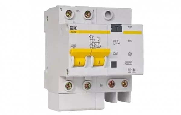 MAD10-2-050-C-100 Диф.автомат АД12 2Р 50А 100мА ИЭК
