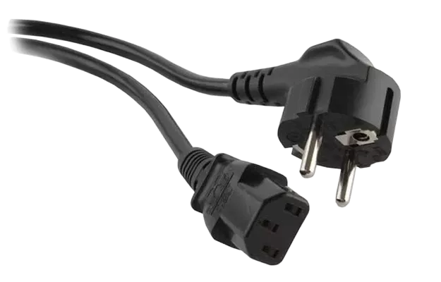 PC-C13D-1M ITK Кабель электропитания 3х1,5 1м с разъёмами С13 - нем.ст