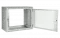Шкаф телекоммуникационный настенный разборный 19”,12U(600x550), ШТ-НСр-12U-600-550-П дверь перфорированная ССД