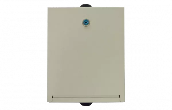 Коробка распределительная КР-100, 100 пар, блоки типа 110 (без блоков, без модулей, с замком) ССД