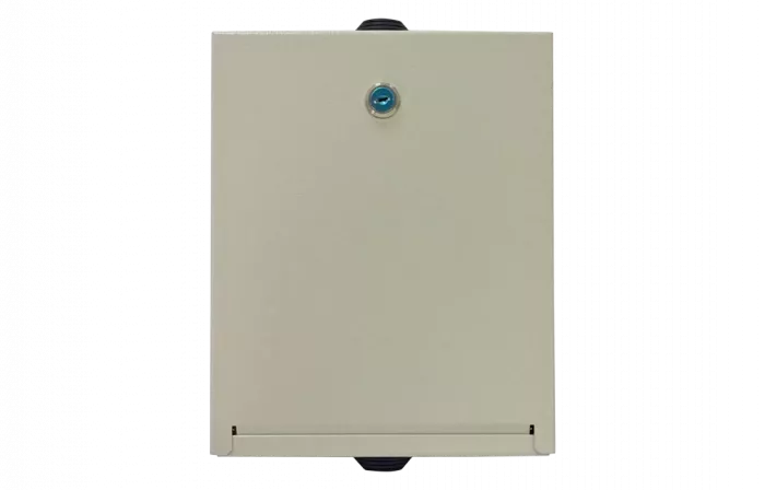 Коробка распределительная КР-100, 100 пар, блоки типа 110 (без блоков, без модулей, с замком) ССД