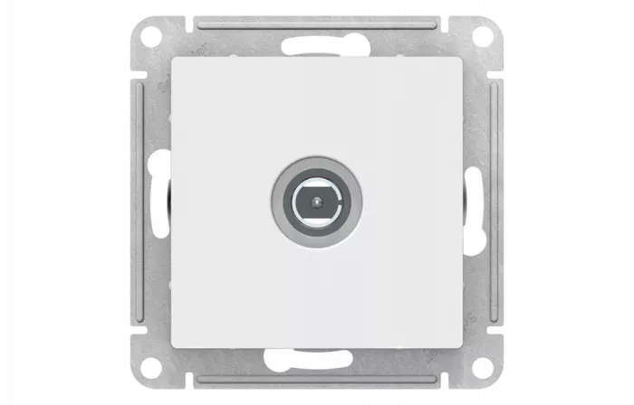 ATN000193 - AtlasDesign TV АНТЕННА коннектор, механизм, БЕЛЫЙ