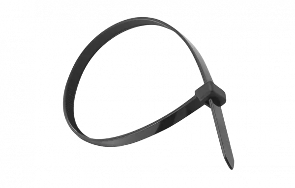 07-0101 Хомут-стяжка кабельная нейлоновая REXANT 100 x2,5 мм, чёрная, упаковка 100 шт.