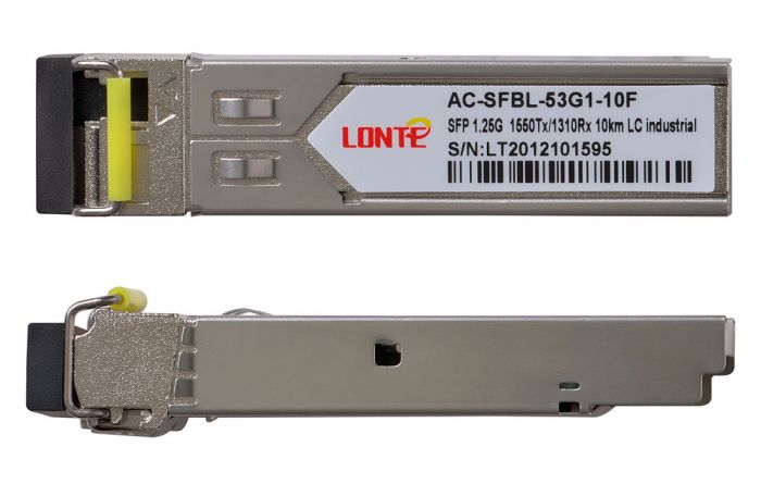 SFP WDM 1.25G Tx1550/Rx1310 10km LC DDM (industrial)