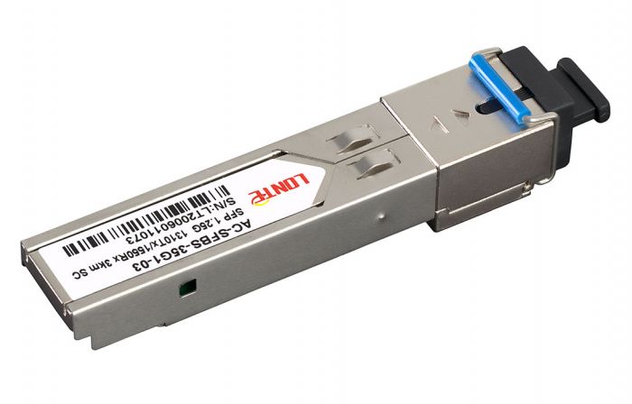 SFP WDM 1.25G Tx1310/Rx1550 3km SC DDM