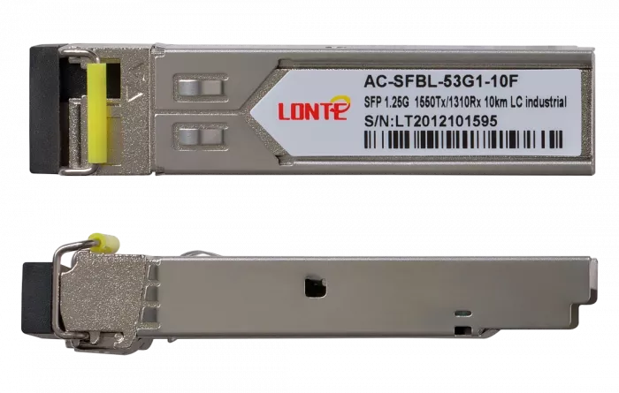 SFP WDM 1.25G Tx1550/Rx1310 10km LC DDM (industrial)
