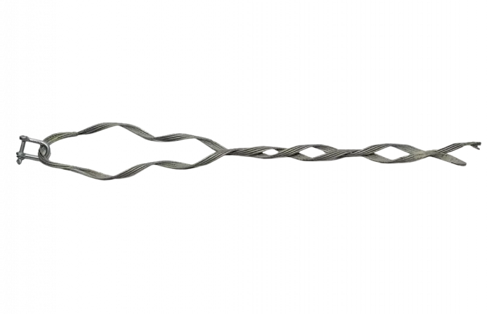 Зажим спиральный натяжной НСО-9,1/10,5(4) (коуш-скоба)