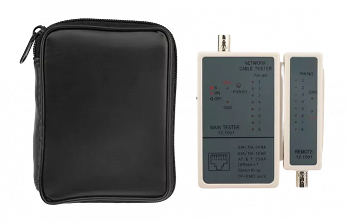 12-1001 Тестер кабеля RJ-45 + BNC 5248 REXANT