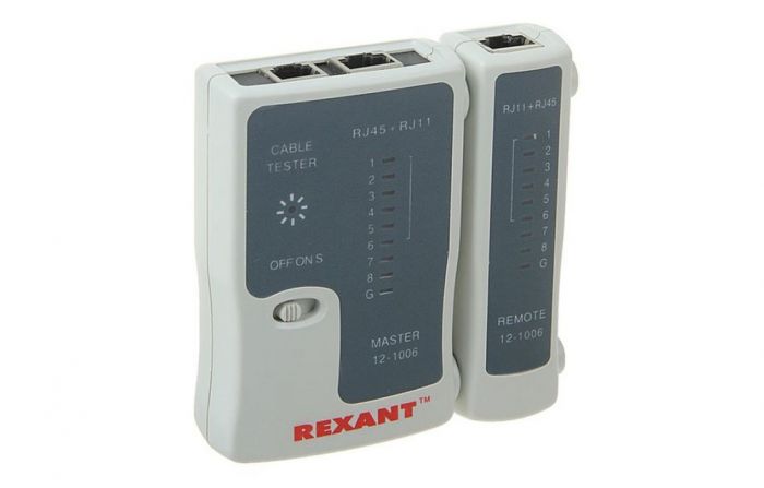 12-1006 Тестер кабеля RJ-45+RJ-11 468 REXANT