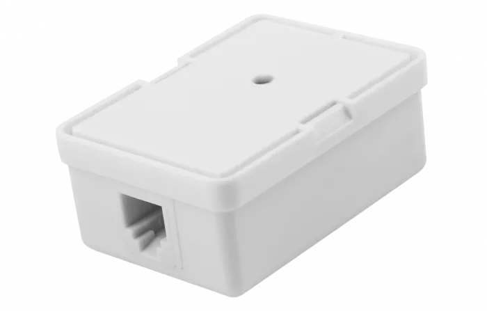 03-0001 Розетка телефонная RJ-14 6P4C открытой проводки