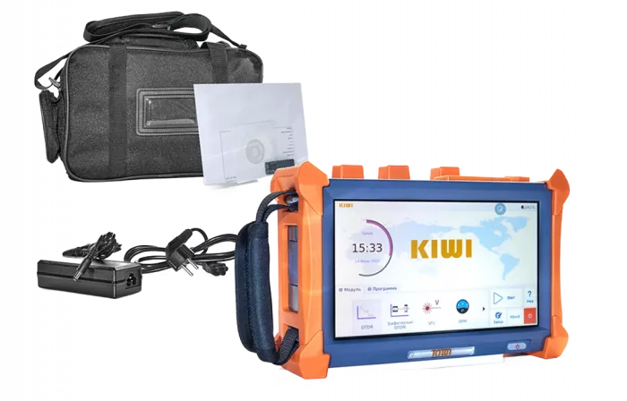 KIWI-7430 Оптический рефлектометр, 850/1300/1310/1550 нм, 23/28/38/36 дБ