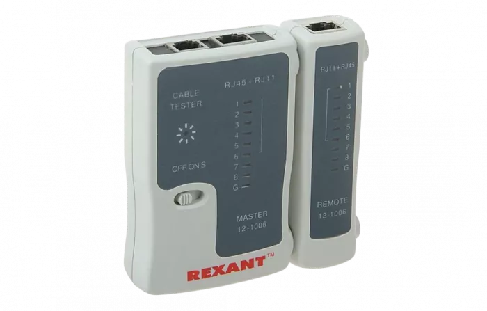 12-1006 Тестер кабеля RJ-45+RJ-11 468 REXANT